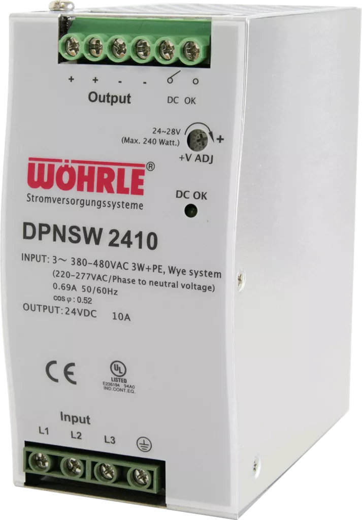 DPNSW2410 Netzteil 24V DC 10A dreiphasig 340 bis 550V AC